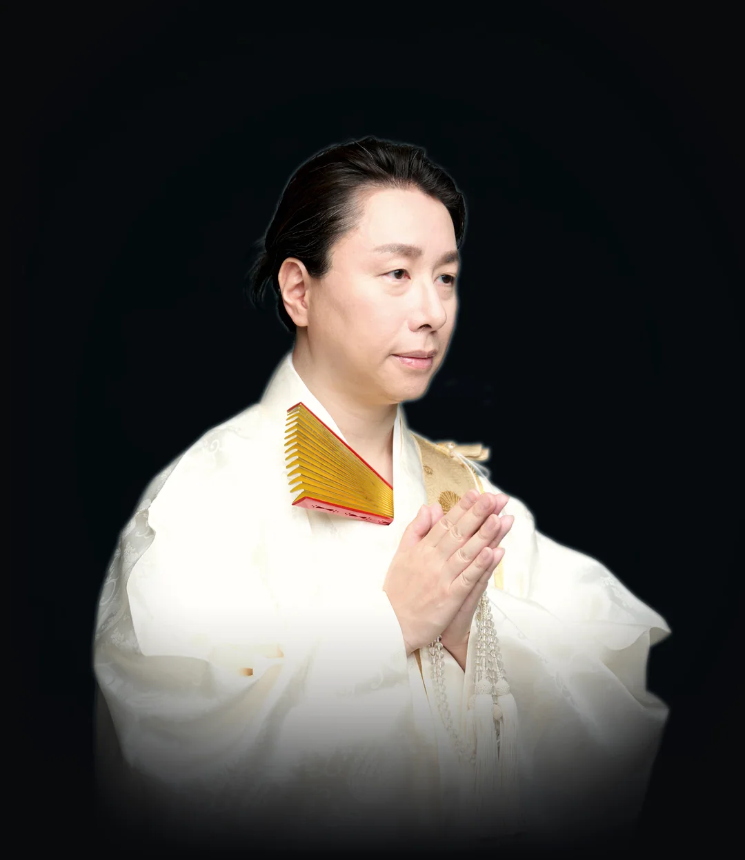 Masaki Nakayama in monastic robes